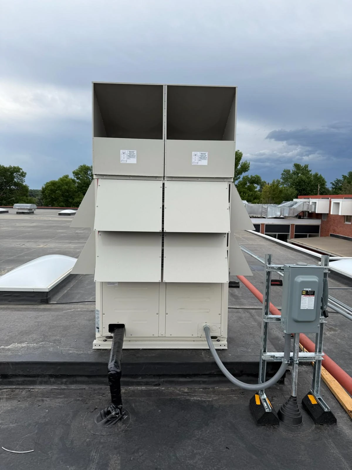 Commercial Rooftop HVAC Installation